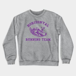 Horizontal Running Team Crewneck Sweatshirt